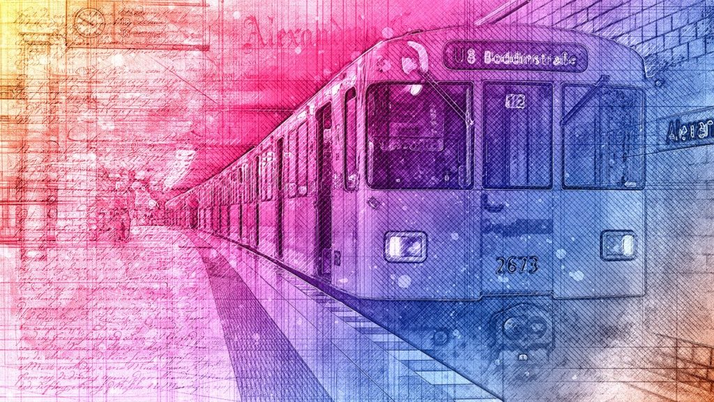 train, metro, subway